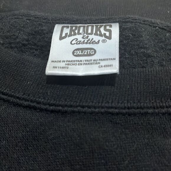 Crooks & Castles crewneck sweater, size XXL - Picture 3 of 3